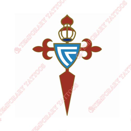 Celta Vigo Customize Temporary Tattoos Stickers NO.8277